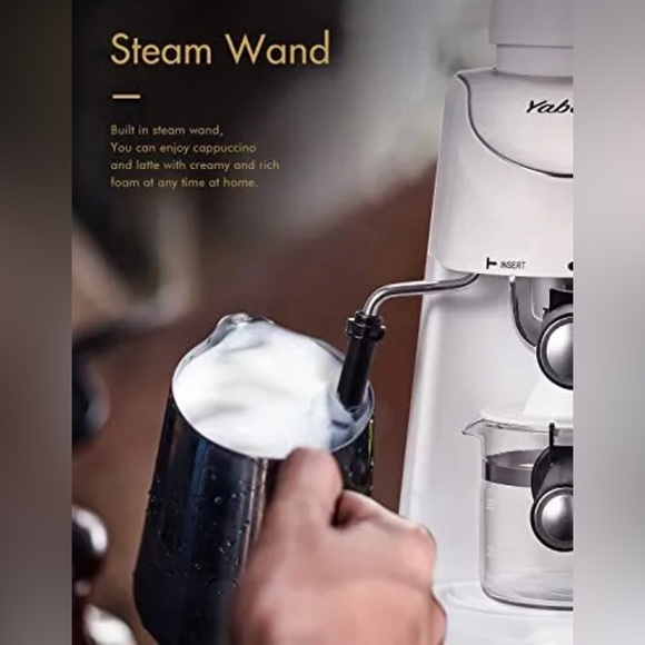 Yabano Espresso Machine, 3.5Bar Espresso Coffee Maker, Espresso and Cappuccin... - Picture 5 of 9